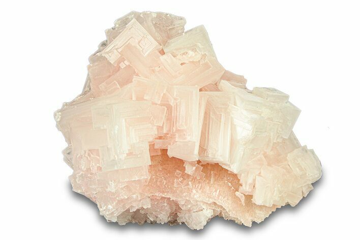 Pink Halite Crystal Cluster - Trona, California #293236